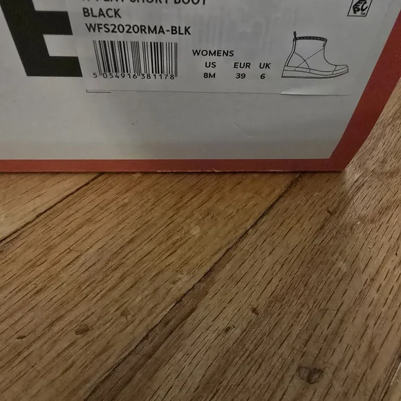 Hunter Black Ankle Boots - Picture 4 of 4